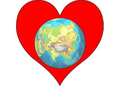 Heart Planet Earth